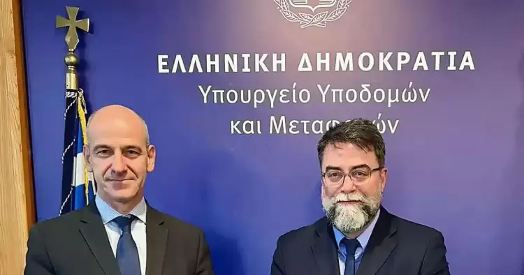 Συνάντηση Φώντα Μπαραλιάκου με τον Υφυπουργό Μεταφορών Β. Οικονόμου Συνάντηση Φώντα Μπαραλιάκου με τον Υφυπουργό Μεταφορών Β. Οικονόμου