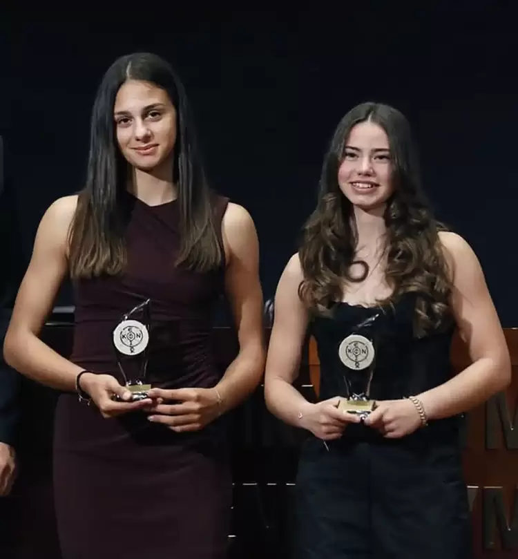 Βράβευση αθλήτριας Ν.Ο.ΚΑΤ. Στέλλας Καρυώτη