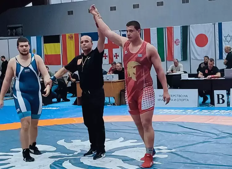 Χάλκινο μετάλλιο με την Εθνική ομάδα ο Αχιλλέας Χρυσίδης των Ολυμπίων Κατερίνης