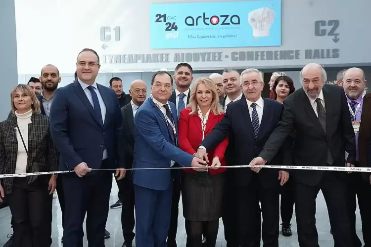 Η Υφυπουργός Ανάπτυξης κα Άννα Μάνη – Παπαδημητρίου στα εγκαίνια της 19ης Διεθνούς Έκθεσης Artoza