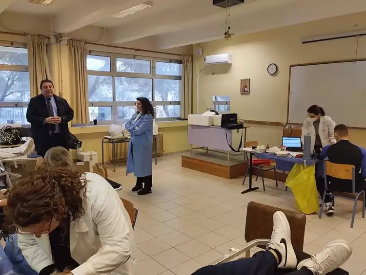 5ο Γενικό Λύκειο Κατερίνης: 10η  Εθελοντική Αιμοδοσία