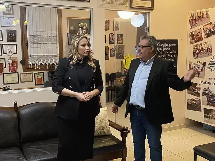 Η Έλενα Σώκου στη Θρακική Εστία Κατερίνης