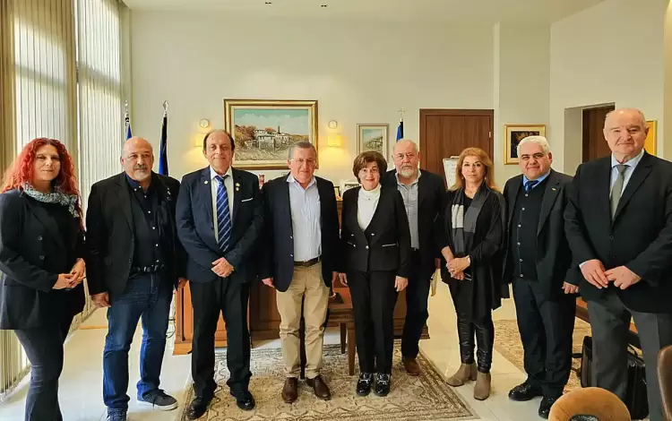 Εθιμοτυπική επίσκεψη αξιωματούχων των Lions στον Δήμαρχο Κατερίνης