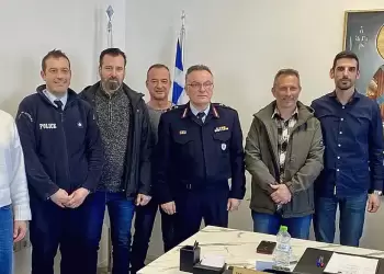 Εθιμοτυπική συνάντηση της ΕΑΥ Πιερίας με τον ΓΕ.Π.Α.Δ. Κεντρικής Μακεδονία