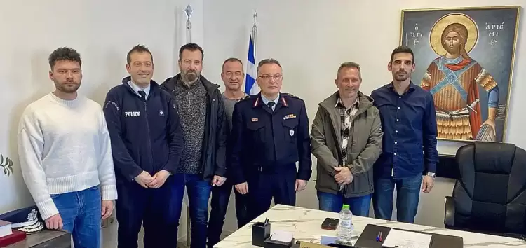 Εθιμοτυπική συνάντηση της ΕΑΥ Πιερίας με τον ΓΕ.Π.Α.Δ. Κεντρικής Μακεδονία