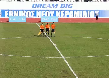 ΕΘΝΙΚΟΣ ΝΕΟΥ ΚΕΡΑΜΙΔΙΟΥ – ΝΙΚΗ ΒΟΛΟΥ 1 1: Άξιζε την νίκη