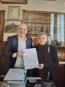 Η Μυράντα Παππά επίσημη προσκεκλημένη στο Πατριαρχείο και στη Μεγάλη του Γένους Σχολή