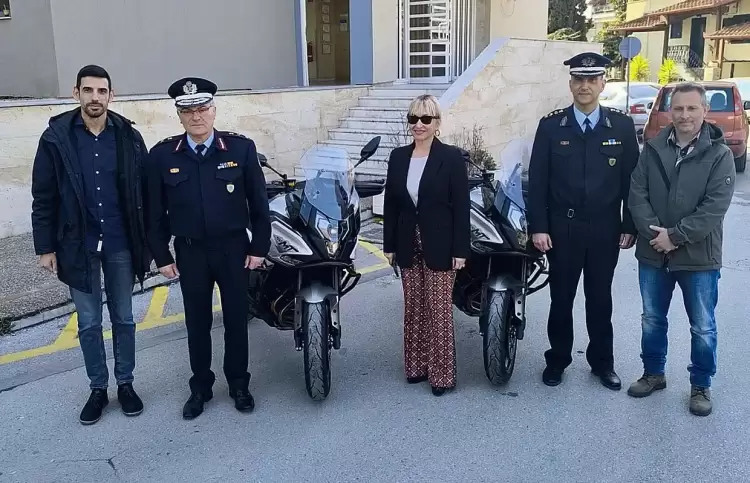 Νέες Μοτοσικλέτες για την Αστυνομία Πιερίας: Στήριξη από την Περιφέρεια Κεντρικής Μακεδονίας