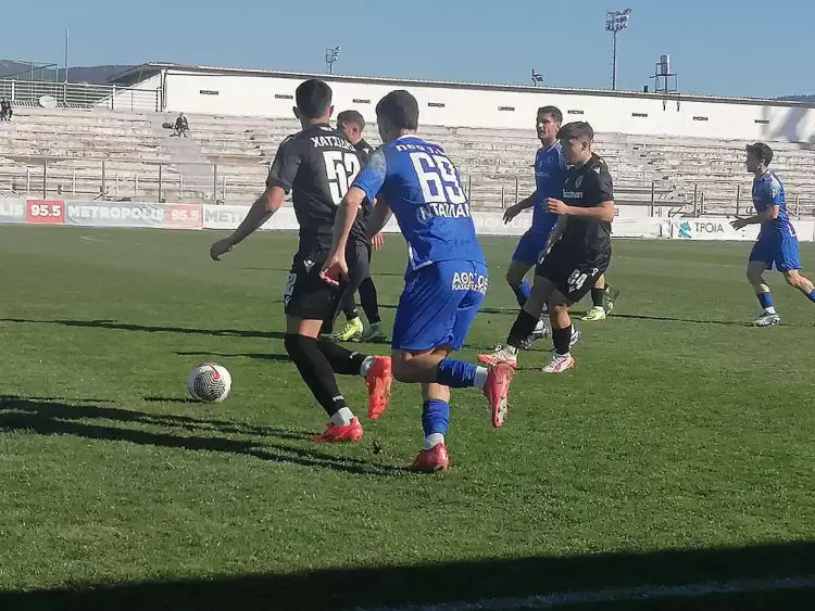 ΠΑΟΚ Β – ΕΘΝΙΚΟΣ ΝΕΟΥ ΚΕΡΑΜΙΔΙΟΥ 2 1: Τον “σταμάτησε” στο 56′ το δοκάρι