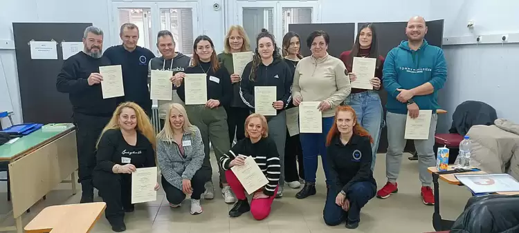 Πιστοποίηση μελών της Διασωστικής Ομάδας Πιερίας, πάνω στην «Αντιμετώπιση Τραυματία Αθλητή»