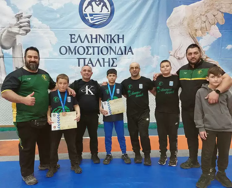 Πρωταθλητής Ελλάδας στην πάλη ο Νίκος Ζινίσα του Αρχέλαου Κατερίνης Πρωταθλητής Ελλάδας στην πάλη ο Νίκος Ζινίσα του Αρχέλαου Κατερίνης