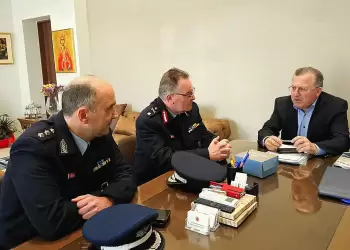Συνάντηση του Δημάρχου Κατερίνης με τον νέο Γενικό Περιφερειακό Αστυνομικό Διευθυντή Κεντρικής Μακεδονίας