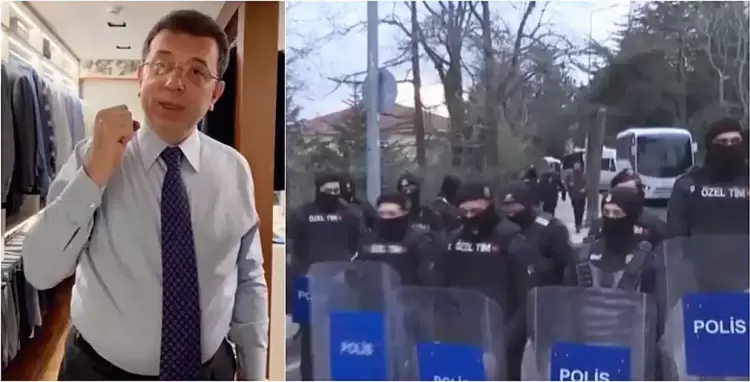 Συνελήφθη ο δήμαρχος Κωνσταντινούπολης - Απαγορεύθηκαν οι συγκεντρώσεις Συνελήφθη ο δήμαρχος Κωνσταντινούπολης – Απαγορεύθηκαν οι συγκεντρώσεις