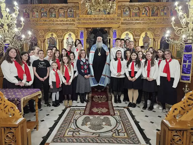 Το Μουσικό Σχολείο Κατερίνης έψαλλε στις Ακολουθίες των Χαιρετισμών στην Ιερά Μητρόπολη Κίτρους