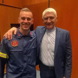 Βραβεύτηκε ο αθλητής του Πιερικού Αρχέλαου & αρχιπυροσβέστης Αλέξης Ράπτης για την κατάκτηση της 1ης θέσης