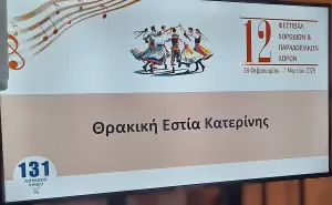Η Χορευτική Ομάδα της Θρακικής Εστίας Κατερίνης στο Ζωγράφειο Λύκειο στην Κωνσταντινούπολη