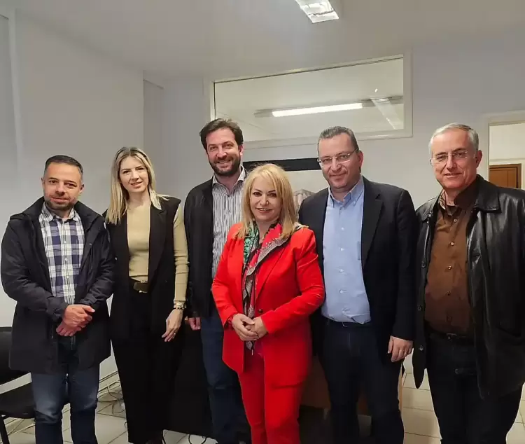 Συνάντηση της Βουλευτού Άννας Μάνη με το νεοεκλεγέν ΔΣ της Νομαρχιακής Επιτροπής Πιερίας του ΤΕΕ/ΤΚΜ και του Συλλόγου Διπλωματούχων Μηχανικών Ν. Πιερίας
