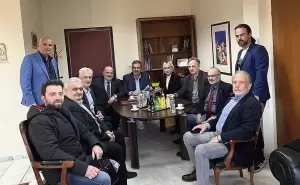 Επίσκεψη του Προέδρου της ΓΣΕΒΕΕ και της ΠΟΕΣΕ στον Πρόεδρο του Επιμελητηρίου Πιερίας Επίσκεψη του Προέδρου της ΓΣΕΒΕΕ και της ΠΟΕΣΕ στον Πρόεδρο του Επιμελητηρίου Πιερίας