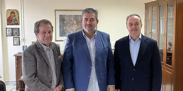 Εθιμοτυπική Συνάντηση του Επιμελητηρίου Πιερίας με την Ένωση Ξενοδόχων Πιερίας