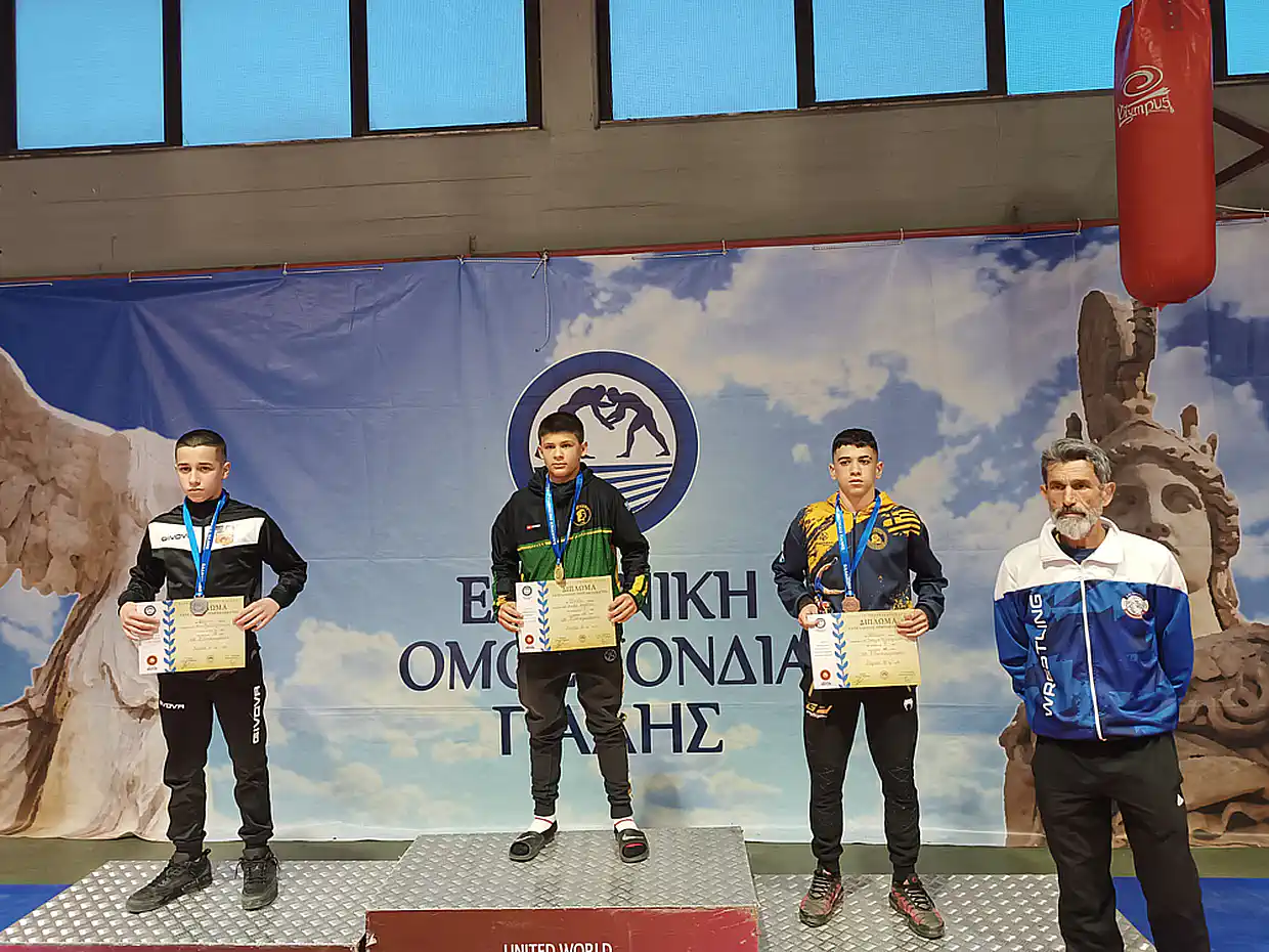 ΓΑΣ Αρχέλαος Κατερίνης: 2ος Πρωταθλητής Ελλάδος στο ομαδικό Παίδων στο Πανελλήνιο Πρωτάθλημα Πάλης U17