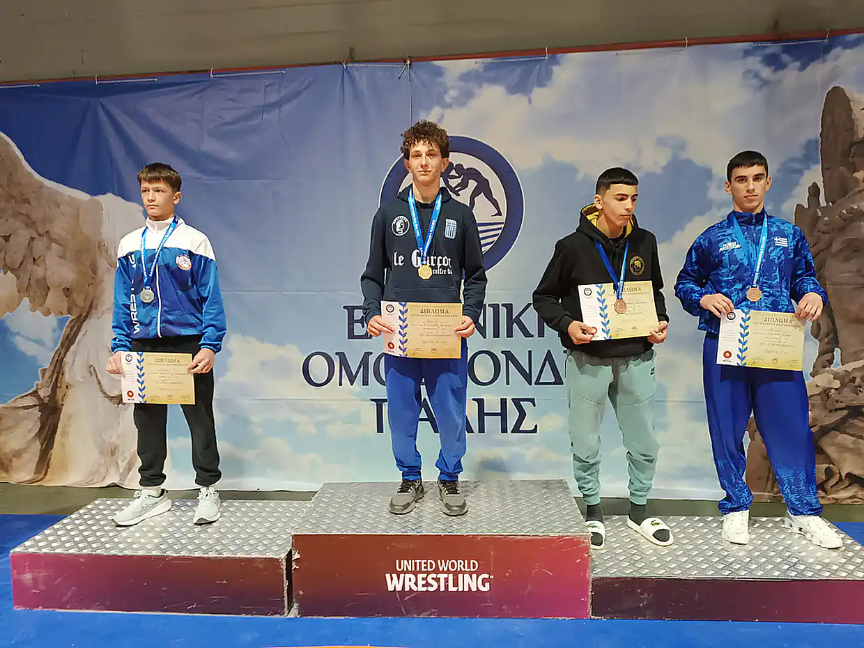 ΓΑΣ Αρχέλαος Κατερίνης: 2ος Πρωταθλητής Ελλάδος στο ομαδικό Παίδων στο Πανελλήνιο Πρωτάθλημα Πάλης U17