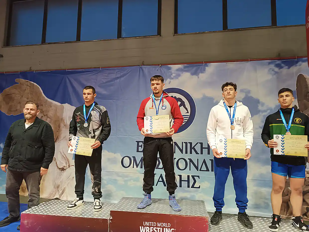 ΓΑΣ Αρχέλαος Κατερίνης: 2ος Πρωταθλητής Ελλάδος στο ομαδικό Παίδων στο Πανελλήνιο Πρωτάθλημα Πάλης U17