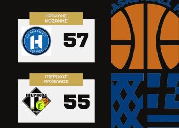 ΗΡΑΚΛΗΣ ΚΟΖΑΝΗΣ – ΠΙΕΡΙΚΟΣ ΑΡΧΕΛΑΟΣ 57 55: Ήττα στα σημεία στον τελικό