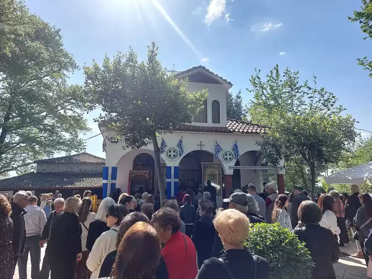 Περίσταση Κατερίνης: Γιόρτασε το εξωκλήσι της Ζωοδόχου Πηγής