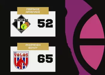 ΠΙΕΡΙΚΟΣ ΑΡΧΕΛΑΟΣ – ΑΝΟΡΘΩΣΗ ΒΟΛΟΥ 52 65: Με ψηλά το κεφάλι