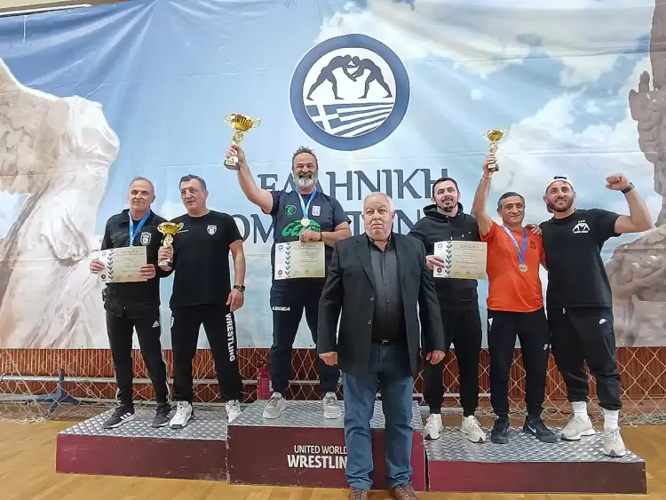 Πρωταθλητής Ελλάδος στην Ελληνορωμαϊκή Πάλη ο ΓΑΣ Αρχέλαος Κατερίνης