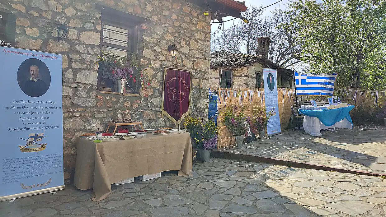 Το νέο βιβλίο του Νικόλαου Σαϊδέ παρουσιάστηκε στην κεντρική πλατεία των Παλαιών Πόρων την ημέρα του Αγίου Γεωργίου Το νέο βιβλίο του Νικόλαου Σαϊδέ παρουσιάστηκε στην κεντρική πλατεία των Παλαιών Πόρων την ημέρα του Αγίου Γεωργίου