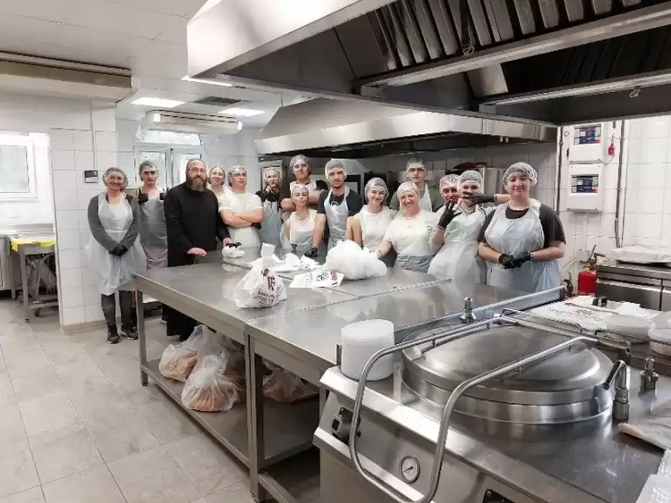 Μάθημα ζωής στα Συσσίτια της Ι.Μ. Κίτρους για τους μαθητές του Π.ΕΠΑΛ Κατερίνης (εικόνες)