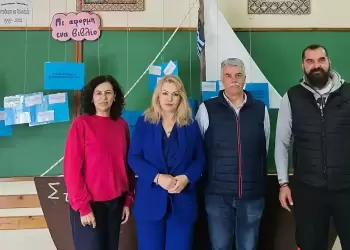 Άννα Μάνη – Παπαδημητρίου / Βουλευτής Πιερίας: Επίσκεψη της Βουλευτού σε σχολικές μονάδες της Κατερίνης. Άννα Μάνη – Παπαδημητρίου / Βουλευτής Πιερίας: Επίσκεψη της Βουλευτού σε σχολικές μονάδες της Κατερίνης.