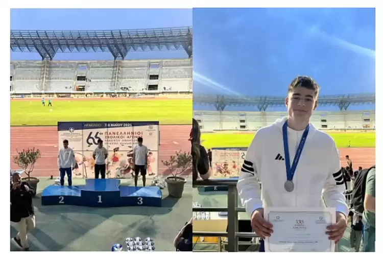 Η Διευθύντρια και ο Σύλλογος διδασκόντων του 5ου ΓΕΛ Κατερίνης συγχαίρουν θερμά το  μαθητή της Γ’ Λυκείου Σκούρα Δημήτριο