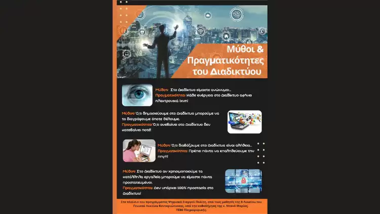 Δήμος Δίου Ολύμπου: Εκπαίδευση ψηφιακής υπευθυνότητας στο Λύκειο Κονταριώτισσας