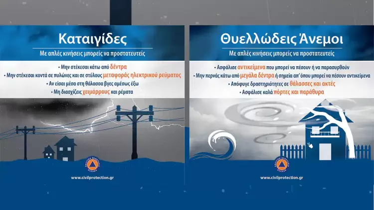 Δήμος Δίου Ολύμπου: Οδηγίες Πολιτικής Προστασίας ενόψει της επιδείνωσης του καιρού που αναμένεται σήμερα Κυριακή 25/05