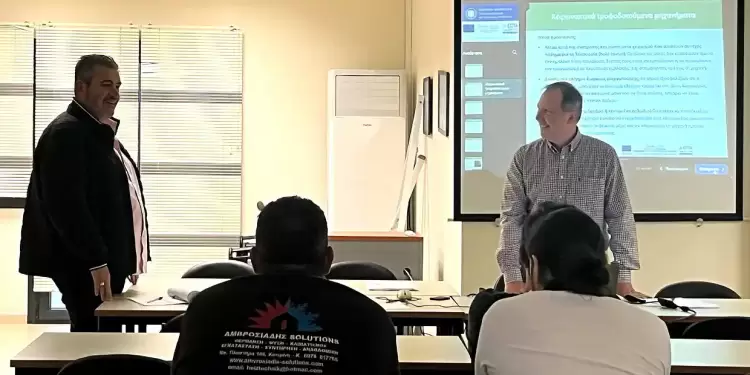 Επίσκεψη του Προέδρου του Επιμελητηρίου Πιερίας στην Επιμελητηριακή Σχολή