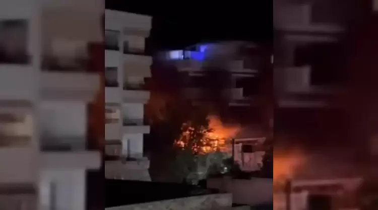 Φωτιά  σε μπαλκόνι διαμερίσματος  στην οδό Νικομήδειας 