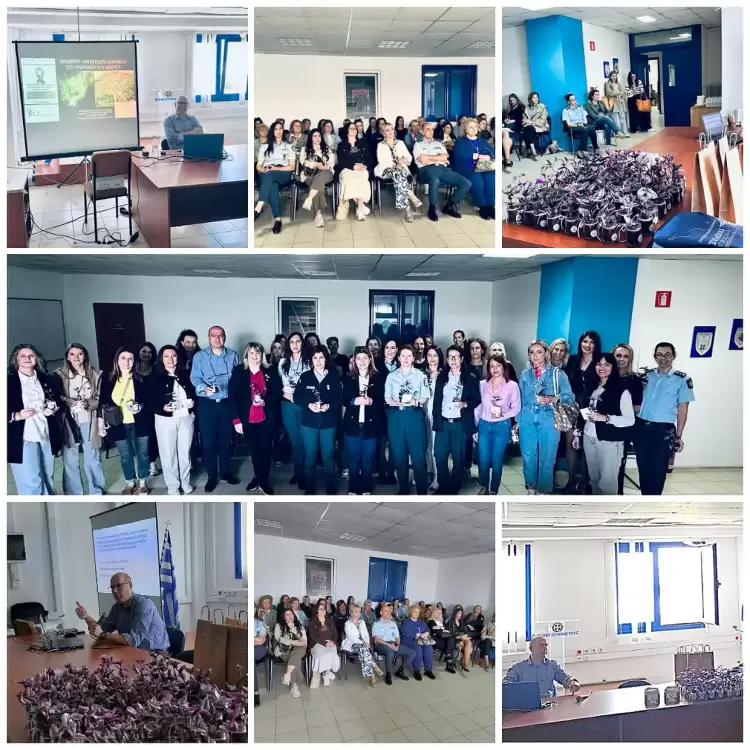 Ημερίδα για την πρόληψη κατά του καρκίνου του μαστού στην Πιερία με τη Διεθνή Ένωση Αστυνομικών Ημερίδα για την πρόληψη κατά του καρκίνου του μαστού στην Πιερία με τη Διεθνή Ένωση Αστυνομικών