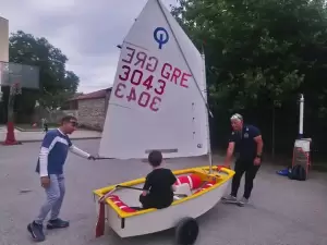 Ο Ναυτικός Όμιλος Κατερίνης στο 1ο Δημοτικό Σχολείο Κατερίνης