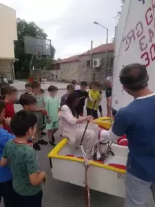 Ο Ναυτικός Όμιλος Κατερίνης στο 1ο Δημοτικό Σχολείο Κατερίνης