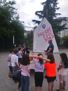 Ο Ναυτικός Όμιλος Κατερίνης στο 1ο Δημοτικό Σχολείο Κατερίνης