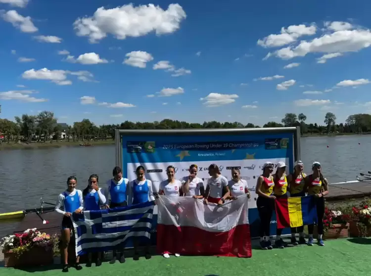 Ναυτικός Όμιλος Κατερίνης: Ασημένιο μετάλλιο η Στέλλα Καρυώτη στο τετραπλό σκιφ Νεανίδων