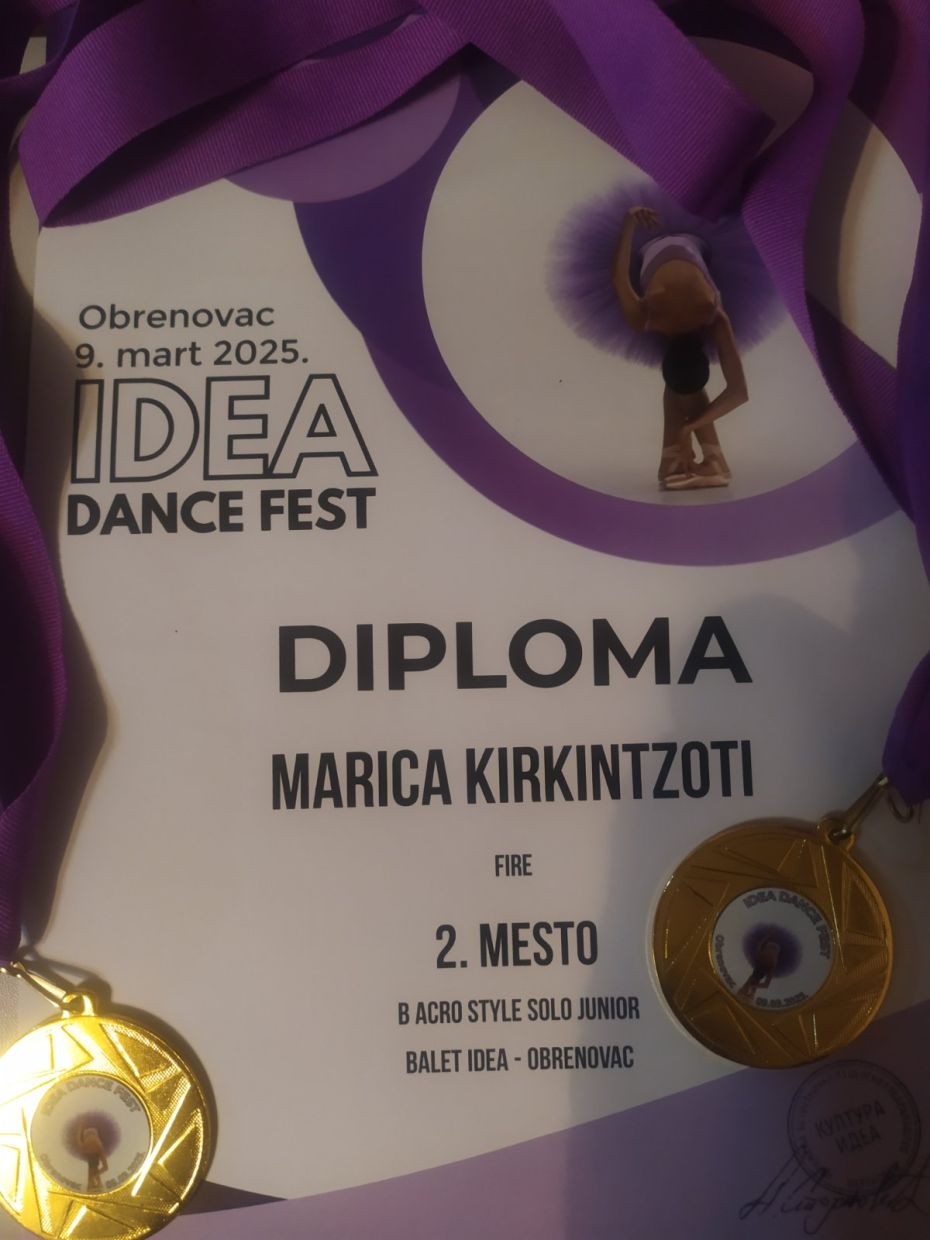 Νεαρή Κατερινιώτισσα λάμπει στη διεθνή σκηνή του χορού