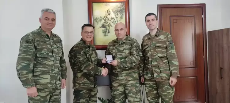 Συνάντηση της Ένωσης Στρατιωτικών Πιερίας με τον Ταξίαρχο Τζήκα στο Λιτόχωρο