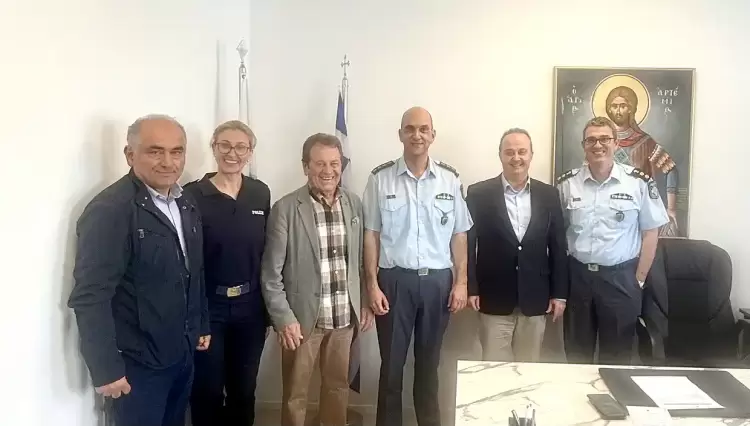 Συνάντηση της Ένωσης Ξενοδόχων Πιερίας με την Αστυνομική Διεύθυνση για την τουριστική ασφάλεια