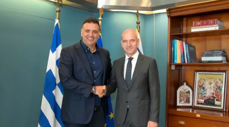 Συνάντηση Μπαραλιάκου με Κικίλια: Χρηματοδότηση νέου Λιμεναρχείου, Master Plan λιμένων και άδεια υδατοδρομίου Πιερίας