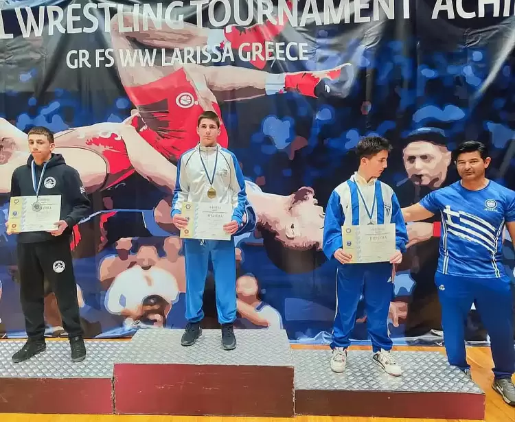 Χάλκινο μετάλλιο για τον Θωμά Οικονομόπουλο στο Διεθνές Τουρνουά Achilleia 2025