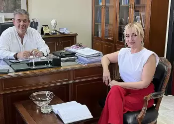 Συνάντηση του Προέδρου του Επιμελητηρίου με την Αντιπεριφερειάρχη Πιερίας