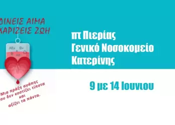 Ο Πανελλήνιος Σύλλογος Φυσικοθεραπευτών ανοίγει τράπεζα αίματος – Αιμοδοσία σε κάθε νομό Ο Πανελλήνιος Σύλλογος Φυσικοθεραπευτών ανοίγει τράπεζα αίματος – Αιμοδοσία σε κάθε νομό